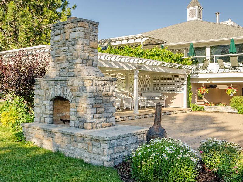 js-ns-10 Large Outdoor Fireplace