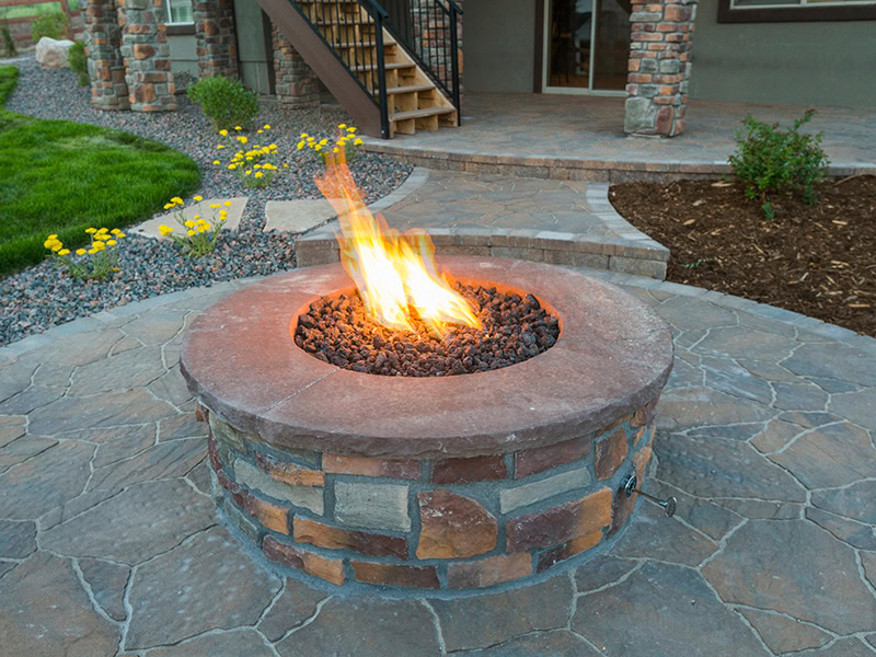 js-ns-9 Natural Stone Firepit