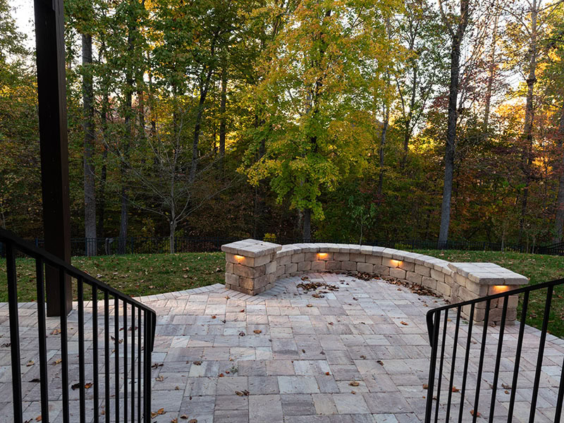 ns-p-2 Paver Patio in Autumn